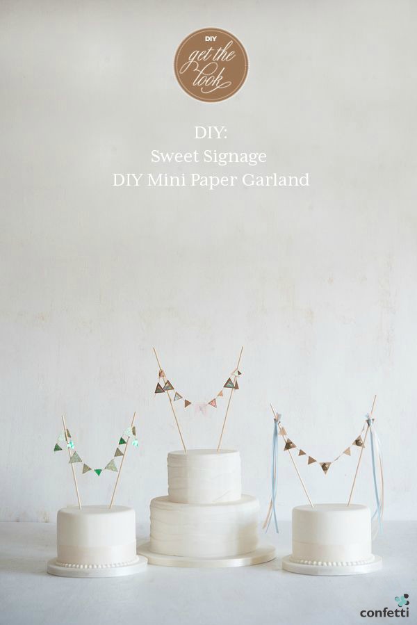 DIY: Sweet Signage - DIY Mini Paper Garland