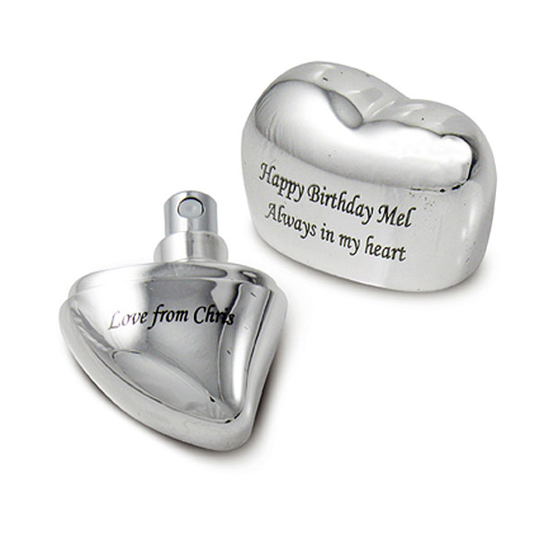 Personalised Heart Atomiser | Confetti.co.uk