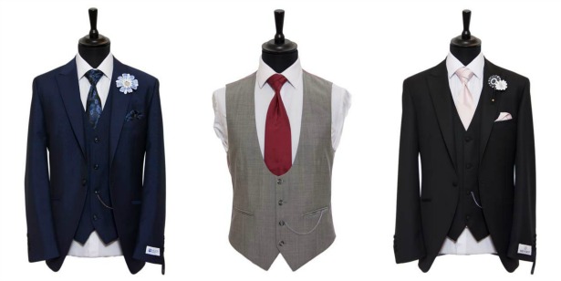 Waistcoats for the groom by Hugh Harris | Confetti.co.uk