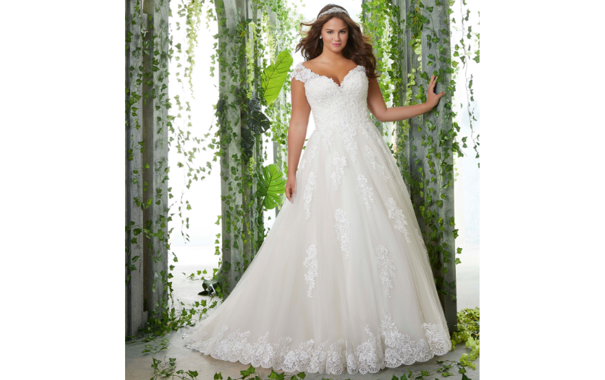 Julietta by Morilee plus size wedding dress