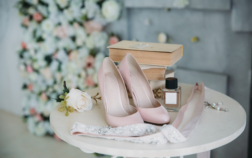 Bridal shoes and accessories