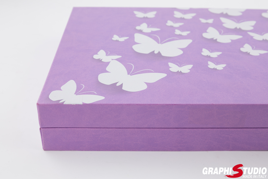 Wedding Album Young Purple Book Close Up by Graphistudio | Confetti.co.uk