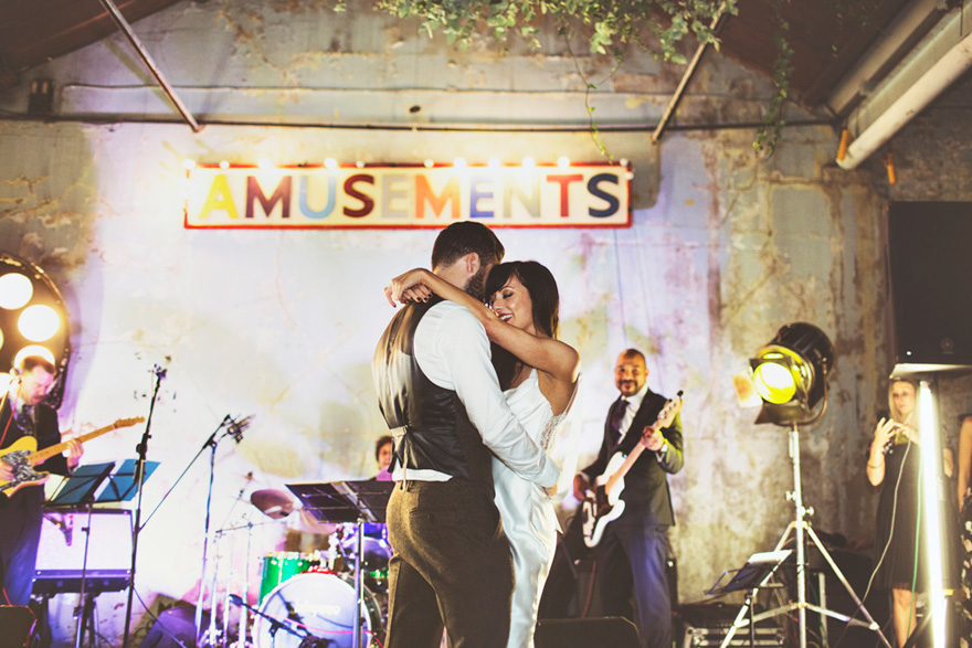 Bride and Groom Wedding Reception Dance by On Love And Photography | Confetti.co.uk