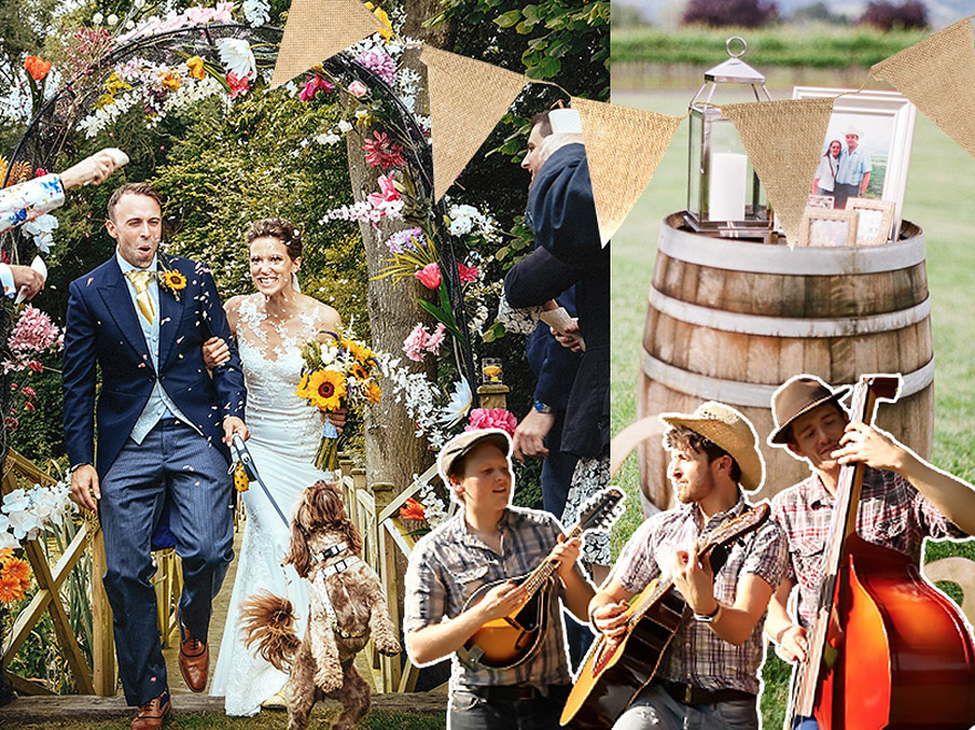 Rustic DIY Wedding Entertainment Alive Network | Confetti.co.uk