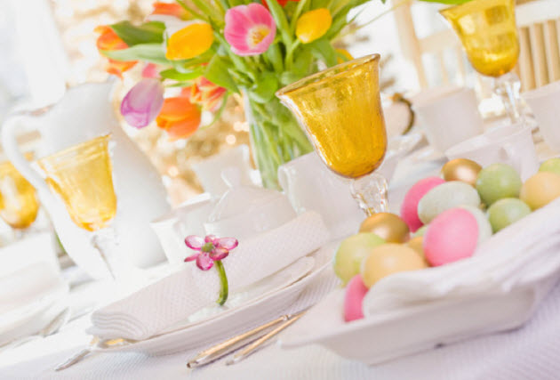 easter table settings