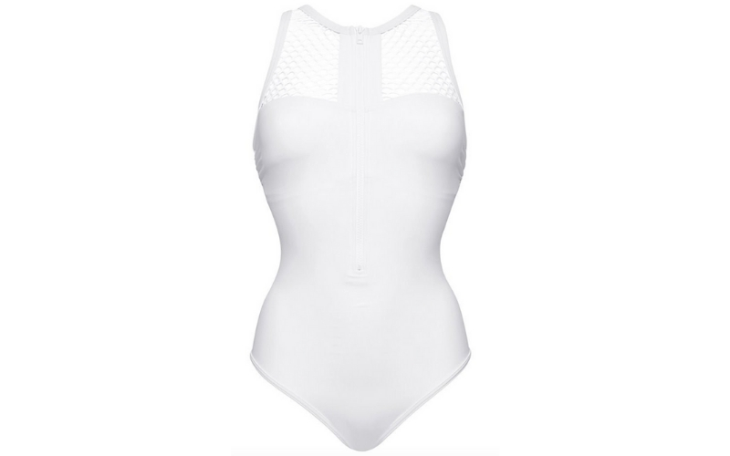 White swimming costume 