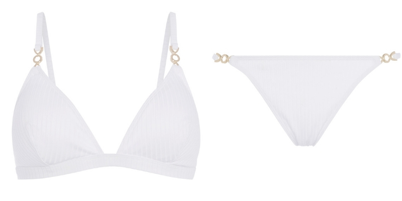 White and gold bikini from Primark