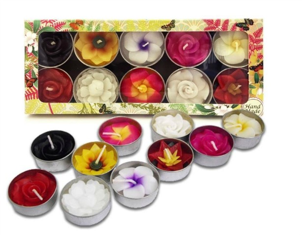 Alternative favours mini flower tealights | Confetti.co.uk