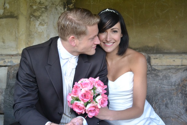 Bride and groom by Clarisa Wedding Photography | Confetti.co.uk