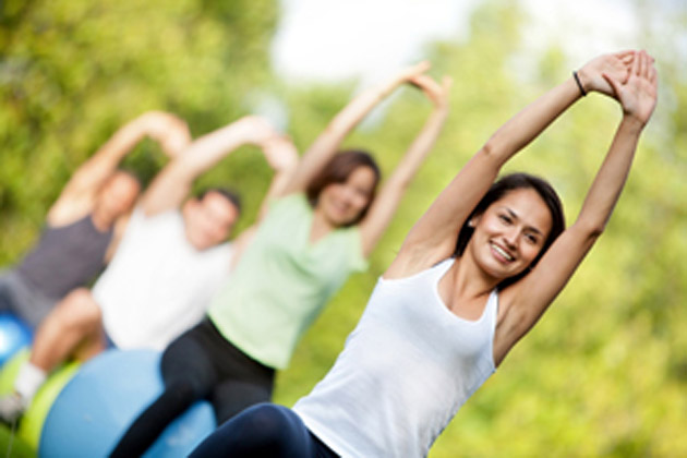 Health women exercising