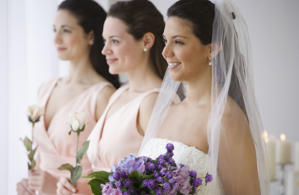 Bridesmaids' bouquets