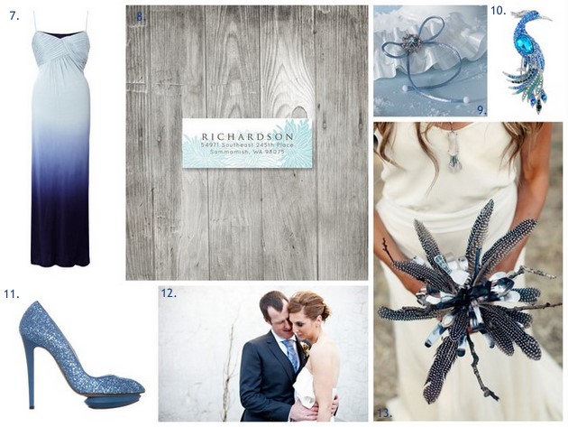 Cool Blue Wedding Inspiration