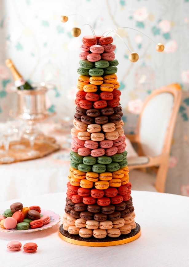 Macaroon tower by Maison Blanc | Confetti.co.uk