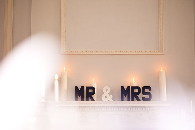 mr & mrs sign letters