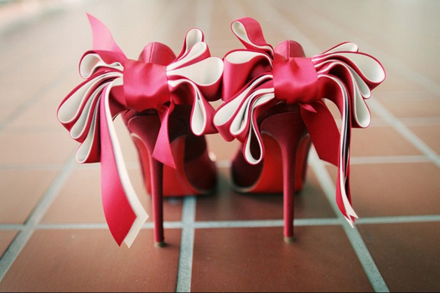 Red Bridal Shoes