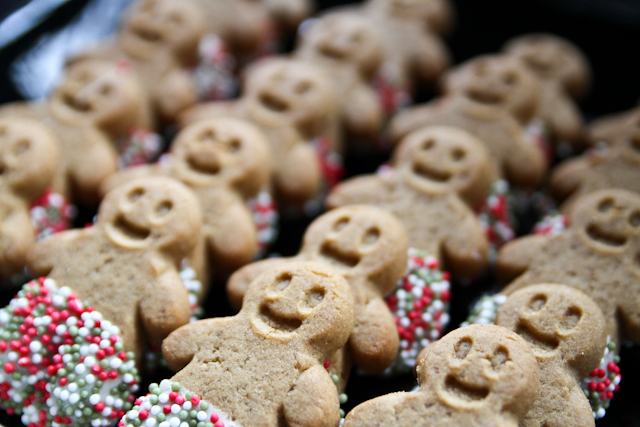 A photograph of gingerbread men taken by Stirling Photography