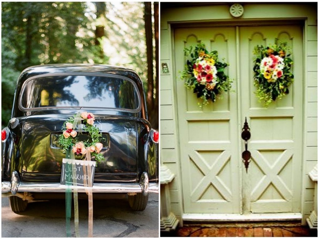 Decorated Wedding Car