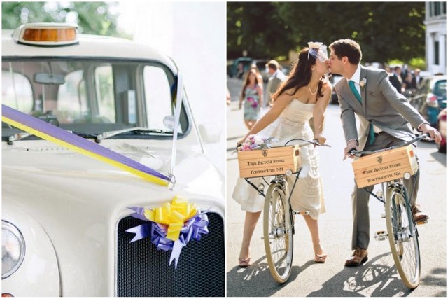 Wedding Car Decor & Wedding Bicycles