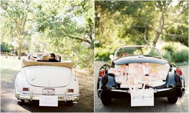 Decorated Wedding Car