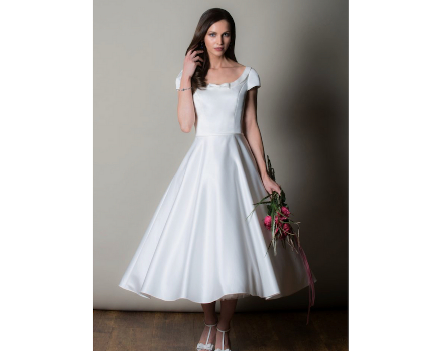 Tea length wedding dress