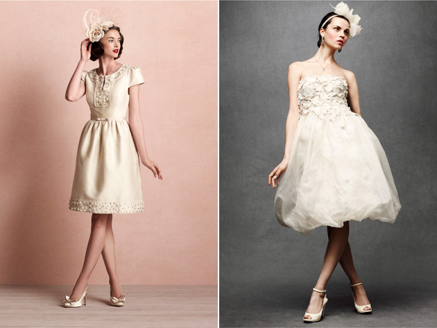 Whirlwind and Floral Artwork Bridal Gowns by BHLDN