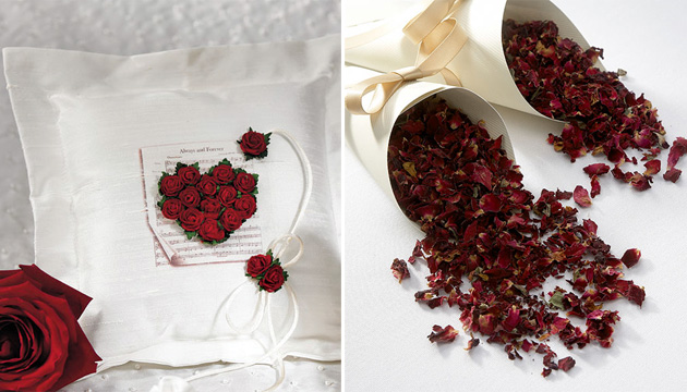 Red Table Decor at the Confetti Shop