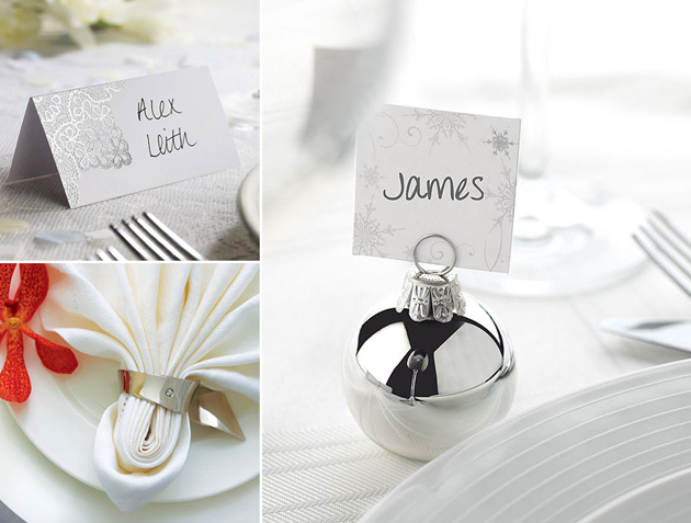 Silver Table Decor at the Confetti Shop