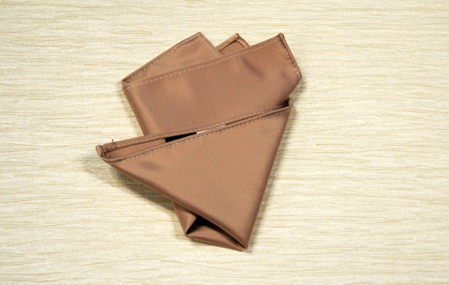 Wedding DIY Three Point Pocket Fold