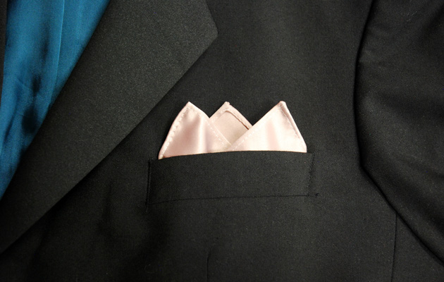 Wedding DIY Three Point Pocket Fold