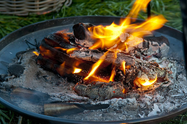 Garden Fire Pit at Prezola