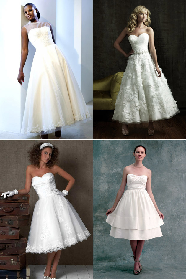 Tea Length Bridal Gowns