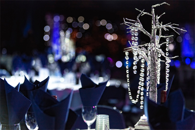 Twig Tree and Crystal Table Centre