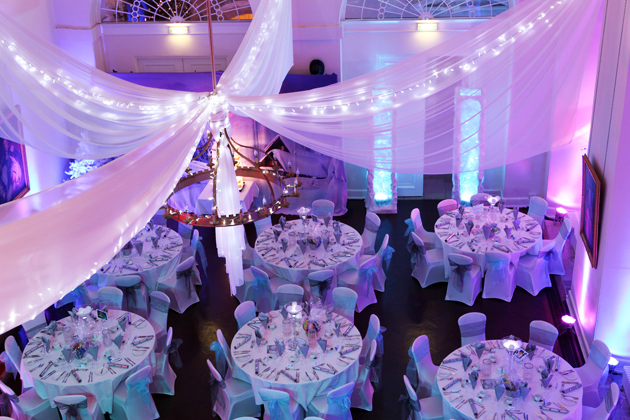 White Voile Draping