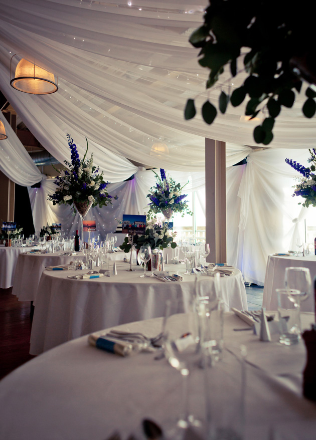 White Voile Draping