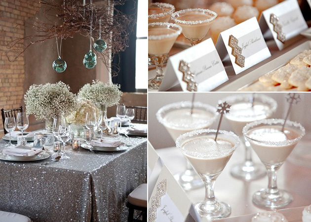 Winter Glitter Decor