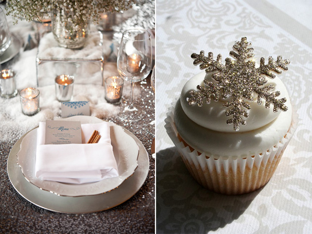 Winter Glitter Decor