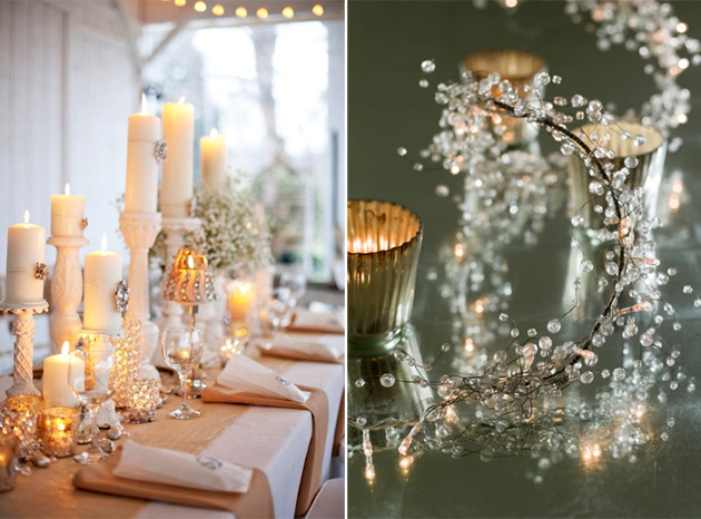 Winter Glitter Decor