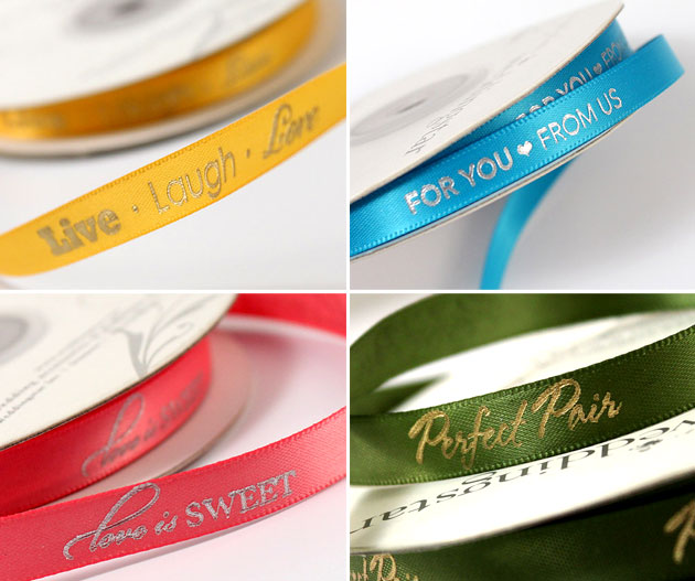 Personalised Ribbon at the Confetti Shop