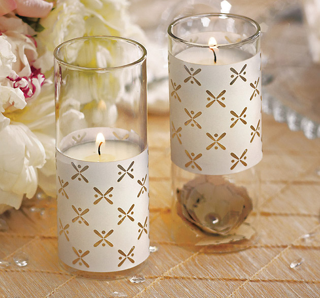 Ivory Wedding Candle Wrap