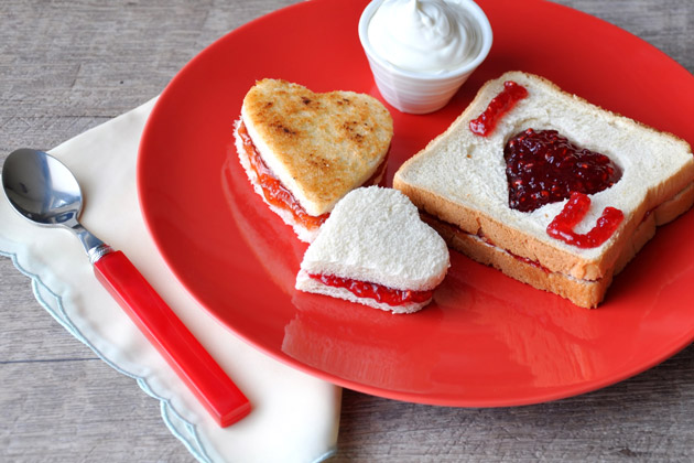 Valentine's Day Toast Breakfast