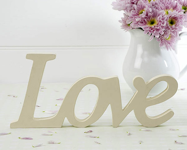 LOVE Sign Table Centrepiece