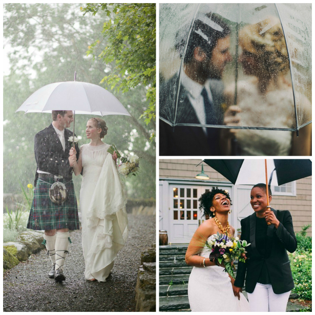 How to Absolutely Smash Your Rainy Wedding Day Photography | Confetti.co.uk