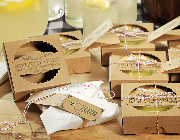 Mini sweet pies packaging kits | Confetti.co.uk