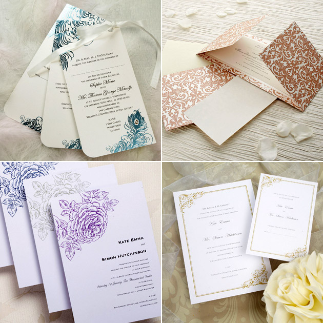 Vintage Style Wedding Stationery