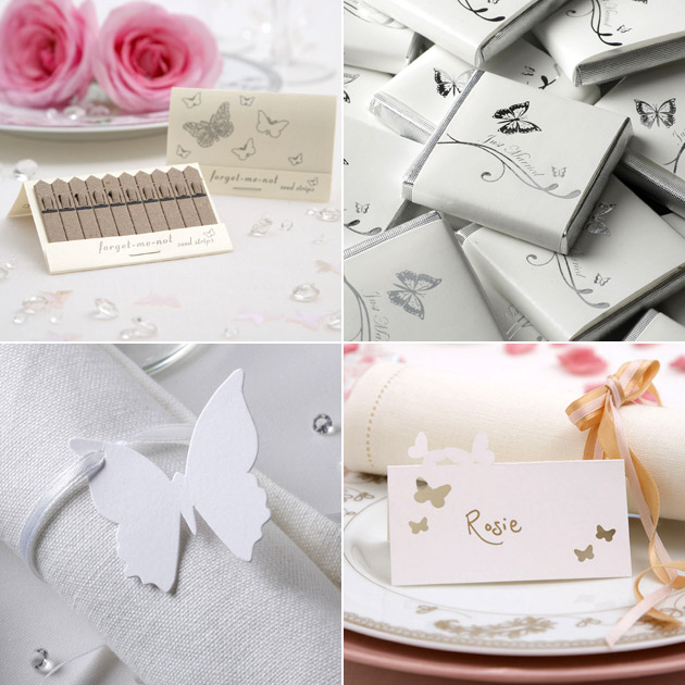 Forget Me Not Seeds Chocolates Place Cards