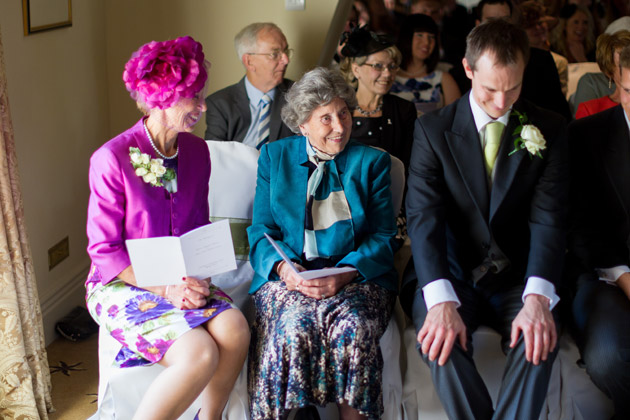 Family at Wedding Ceremony