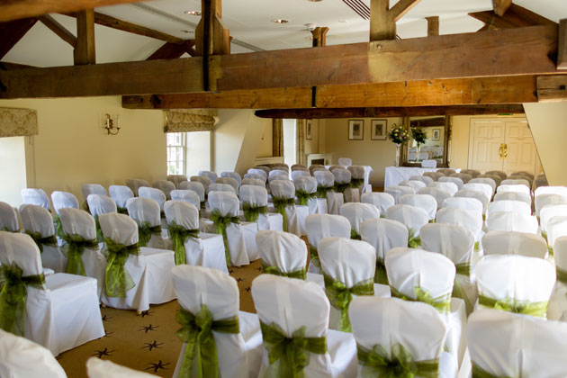 Wedding Ceremony Room Sage Green