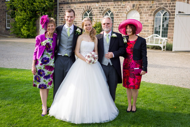 Bride And Groom Official Family Photo