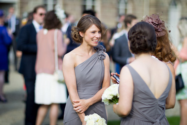 Bridesmaids in Lilac Dresses