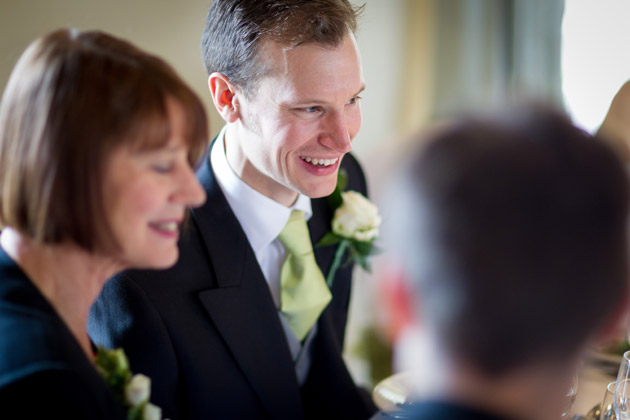 Groom At Wedding Reception